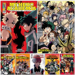 （帆布材质）日本动漫海报代发 新款 我的英雄 学院 周边挂画芯壁画