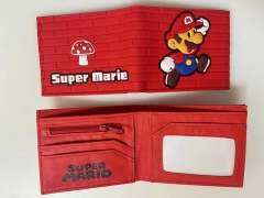Super Mario Bro Coin Purse Anime Short Wallet