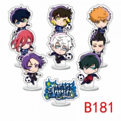 (9PCS/SET) 2 Styles Blue Lock Anime Standing Plate