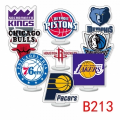 (9PCS/SET) 6 Styles NBA Star Anime Standing Plate