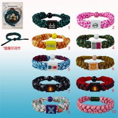 10 Styles Demon Slayer: Kimetsu no Yaiba Cartoon Anime Bracelet