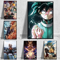 （帆布材质）我的英雄学院海报日本动漫卡通墙贴壁画