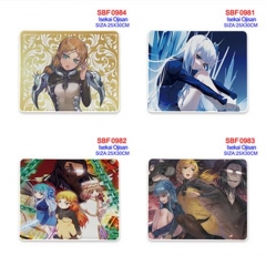 (25*30*0.3cm) 5 Styles Isekai Ojisan Uncle From Another World Cartoon Anime Mouse Pad