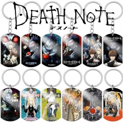 L死亡笔记Death Note夜神月琉克 弥海砂彩印军牌不锈钢狗牌钥匙扣
