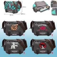4 Styles Naruto Cartoon Pattern Anime Shoulder Bag