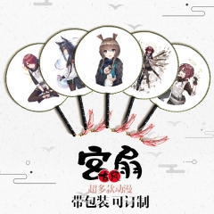 11款动漫圆扇宫扇明日方舟阿米娅天使古风团扇圆扇