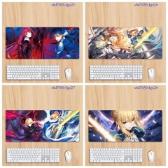 7 Styles (70*30*0.3CM) Fate Stay Night Cartoon Anime Mouse Pad