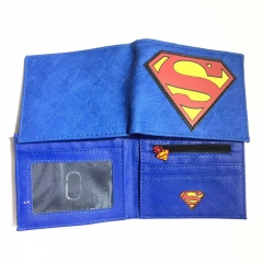 Superman Movie PU Purse Short Anime Wallet