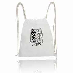 3 Styles 33*40CM Attack on Titan/Shingeki No Kyojin Cartoon Anime Drawstring Bag