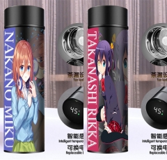 五等分的花嫁 智能感温 黑色保温杯 （带电）
