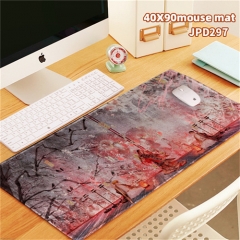 40*90CM 3 Styles Demon Slayer: Kimetsu no Yaiba Cosplay Desk Mat Rubber Lockrand Anime Mouse Pad