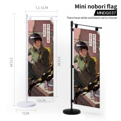 3 Styles Naruto Satin Material Decorative Anime Mini Flag