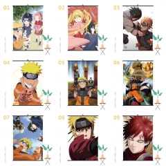3 Size 24 Styles Naruto Cartoon Wall Scroll Anime Wallscroll
