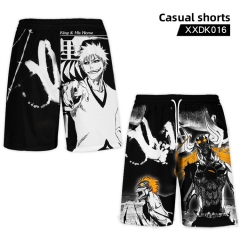 Bleach Cosplay Color Printing Anime Pants Shorts