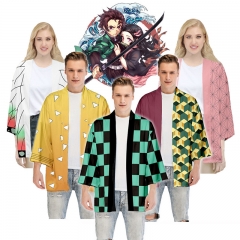 20 Styles Demon Slayer: Kimetsu no Yaiba Cosplay 3D Printing Haori Anime Kimono Cloak