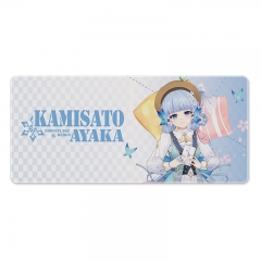 2 Styles Genshin Impact Kamisato Ayaka Anime Mouse Pad