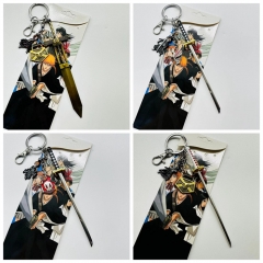 6 Styles Bleach Cartoon Alloy Anime Keychain