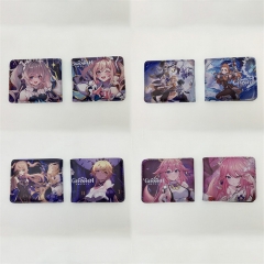 25 Styles Genshin Impact Purse Anime Short Wallet