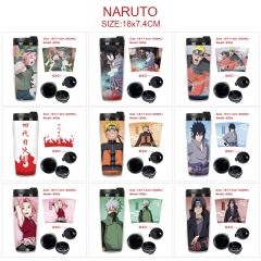 9 Styles Naruto Cartoon Plastic Anime Water Cup