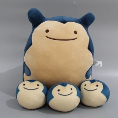16CM Pokemon Snorlax Cartoon Character Stuffed Dolls Anime Plush Toy