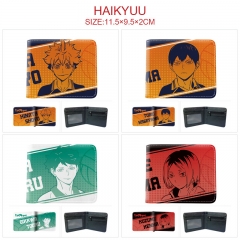 5 Styles Haikyuu Cartoon Color Printing Coin Purse Anime Short Wallet