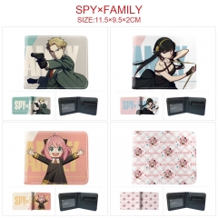 8 Styles SPY×FAMILY Cartoon Color Printing Coin Purse Anime Short Wallet