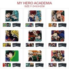 11 Styles Boku no Hero Academia/My Hero Academia Cartoon Color Printing Coin Purse Anime Short Wallet