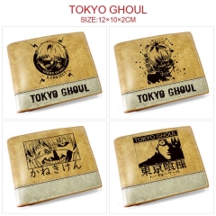 5 Styles Tokyo Ghoul Color Printing Coin Purse Anime Short Wallet