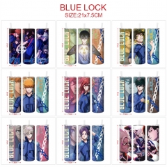 9 Styles Blue Lock Cartoon Anime Vacuum Cup