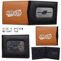 Naruto Coin Purse Short Anime PU Wallet