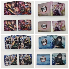 7 Styles Demon Slayer: Kimetsu no Yaiba Coin Purse Anime Short Wallet