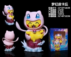 宠物小精灵超梦皮卡丘公仔手办 高度 ：14CM 1件72个1