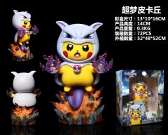 宠物小精灵超梦皮卡丘公仔手办 高度 ：14CM 1件72个1