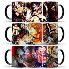 death note 死亡笔记 变色马克杯陶瓷热感温咖啡茶水杯子