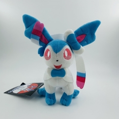23CM Pokemon Sylveon Cartoon Stuffed Doll Japanese Anime Plush Toy