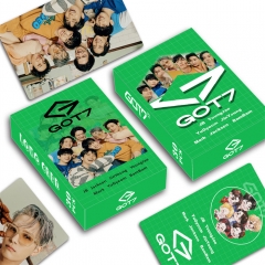 现货 GOT7 新款双面30张小卡 高清写真卡 贺卡 书签 明信片