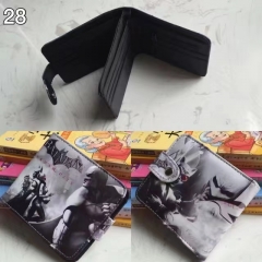 2 Styles Marvel Batman Purse Short Anime Wallet