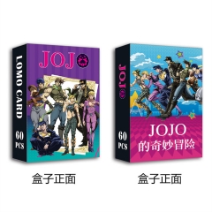 厂家直销 动漫周边 JOJO 写真明信片LOMO卡贺卡双面印刷60张一套