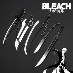 4 Styles Bleach Kurosaki Ichigo Pendant Cosplay Cartoon Anime Keychain