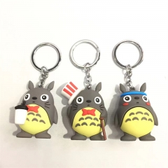2 Styles My Neighbor Totoro Cartoon Cute Anime Figure Keychain