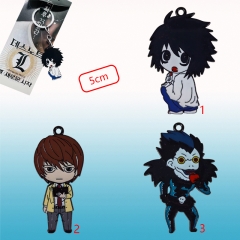 3 Styles Death Note Cartoon Pendant Decoration Anime Keychain