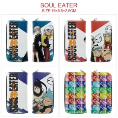 5 Styles Soul Eater Cartoon Zipper Purse Anime Long Wallet