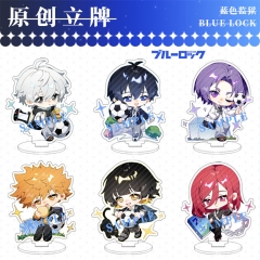 6 Styles Blue Lock Anime Standing Plate