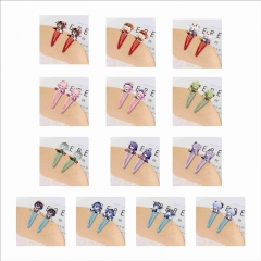 13 Styles Genshin Impact Cartoon Anime Hair Clip Hair Pin