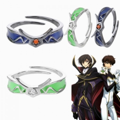 2 Styles Code Geass Cosplay Anime Alloy Ring