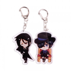 6 Styles Kuroshitsuji/Black Butler Acrylic Cartoon Anime Keychain