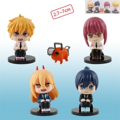 5PCS/SET 2-7CM Chainsaw Man Anime PVC Figure