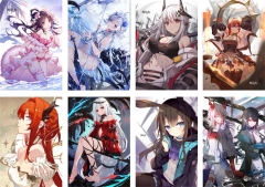 3 Styles 8pcs/set 42*29CM Arknights Cartoon Anime Paper Poster