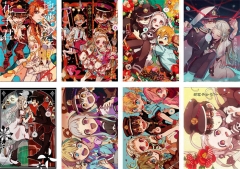 4 Styles 8PCS/SET 42*29CM Toilet-Bound Hanako-kun Cartoon Anime Paper Poster