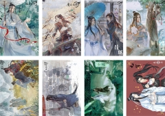 8PCS/SET 42*29CM Mo Dao Zu Shi Cartoon Anime Paper Poster